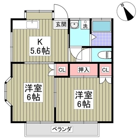 リブレス飯能の物件間取画像